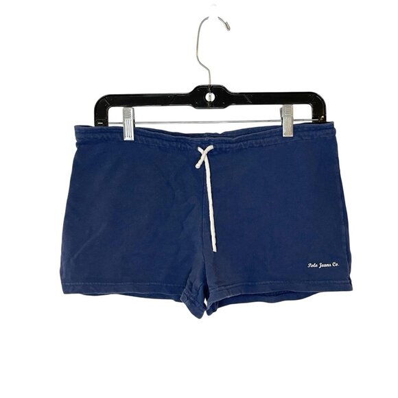 Vtg y2k 90s Lauren Ralph Lauren Polo Jeans Company Drawstring Shorts Cheer 2" S - Picture 1 of 4